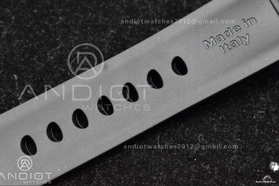 Strap SBF Rubber Edition Dial P PAM1229 Y Black 1:1 DailyWear on Black Best 437 0418